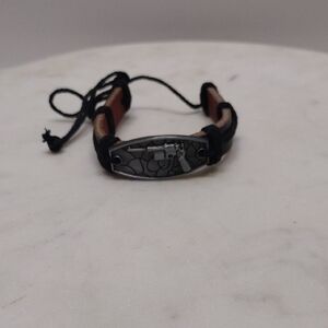 Bracelet Adjustable Leather Modern Weapon #BA-5